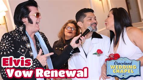 Liliana Duby S Elvis Vow Renewal In Las Vegas Graceland Chapel