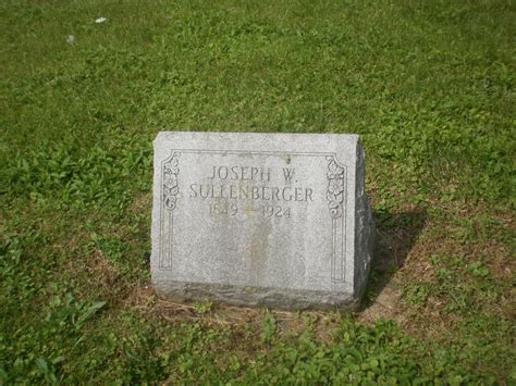 Joseph W Sullenberger Find A Grave Memorial