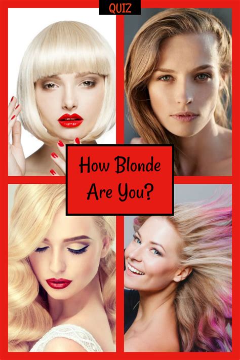 How Blonde Are You Hair Quizzes Hair Quiz Fashion Quizzes