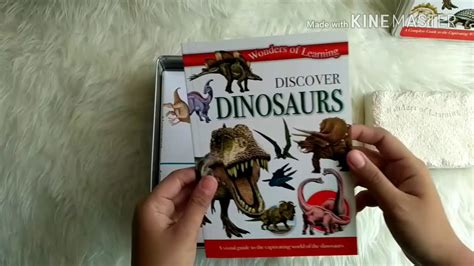 Wonders Of Learning Discover Dinosaurs Educational Tin Set Youtube