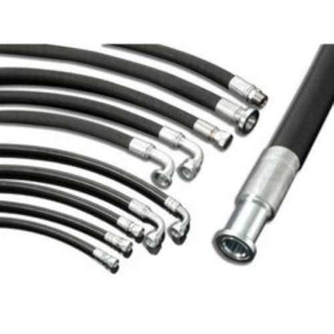 10000 Psi Black Hydraulic Rubber Hose Pipe For High Pressure Hydraulic