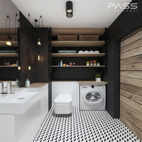 Baños de estilo industrial de pass architekci industrial homify