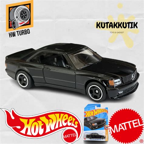 Jual Hot Wheels Mobil Mercedes Benz SEC AMG Hitam Lot G HW Turbo Shopee Indonesia