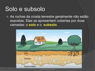 Sub Solo Ou Subsolo - Solo e subsolo erosão prof Ivanise Meyer | PPSX