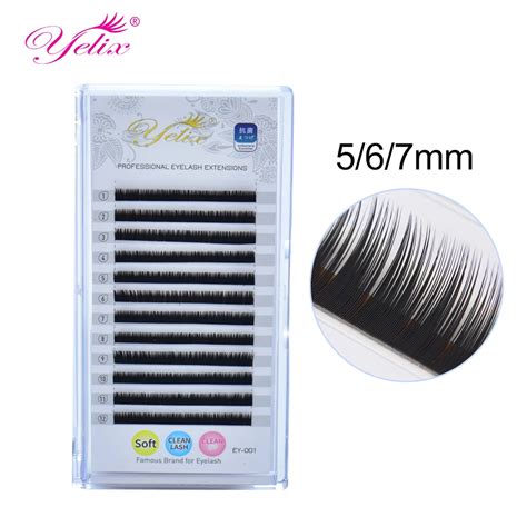 Yelix Bottom Lash Extensions Lower Eyelash 678mm Short Eyelash