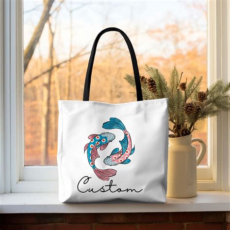 Custom Zodiac Sign Tote Bag Astrology Personalized Shoulder Bag Classic