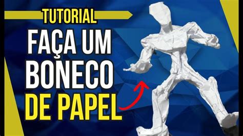 Crie Um Boneco IncrÍvel Com Papel Amassado Aprenda Agora Tutorial Passo A Passo Simples E Fácil