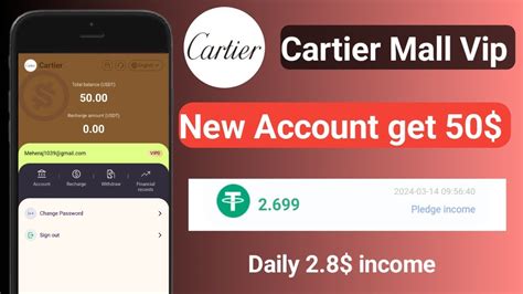 Cartier Usdt Investment Earning Website Per Day Income Instead