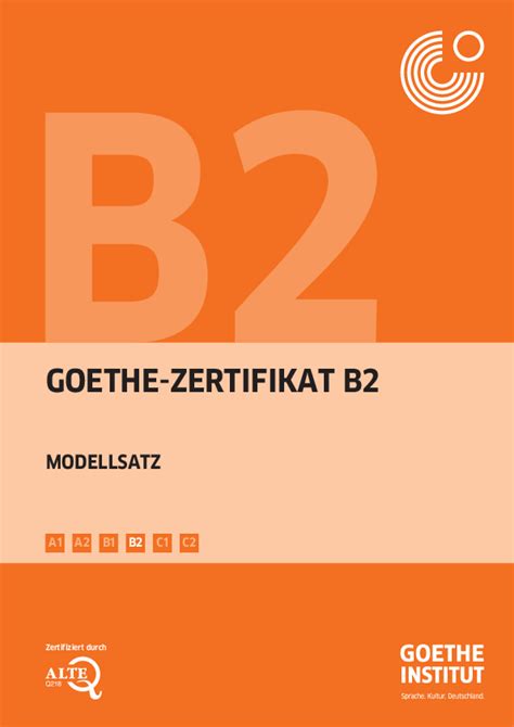 Pdf Goethe Zertifikat B2 Modellsatz B1 B2 C1 C2 A2 A1 Zertifiziert Durch