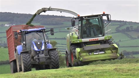 SILAGE 23 CUT No 4 Claas 860 Case Puma 185 150 Tractors MF 7718S 17