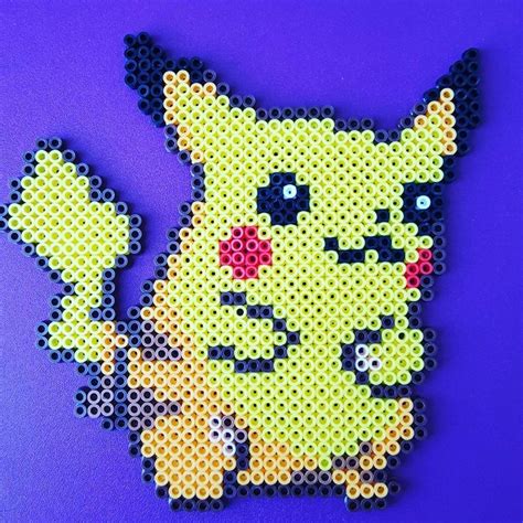 Pikachu Perler Beads By Craftinggirl787 Pokemon Bügelperlen