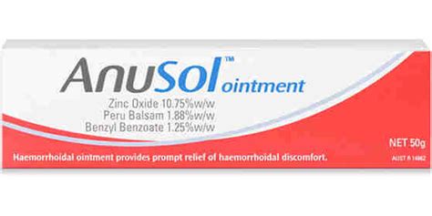 Anusol Ointment 50g - Kensington Pharmacy Ltd