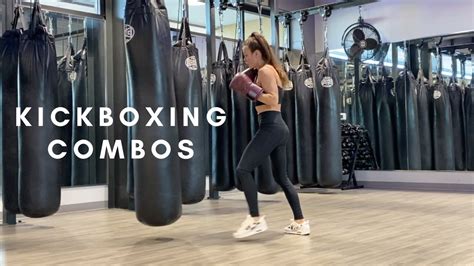 Two Intermediate Kickboxing Combos To Add To A Workout Or Class Youtube