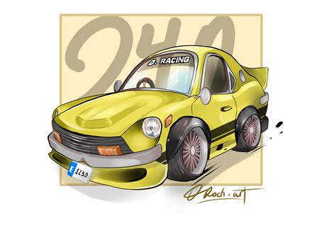ArtStation - Datsun 240 Z