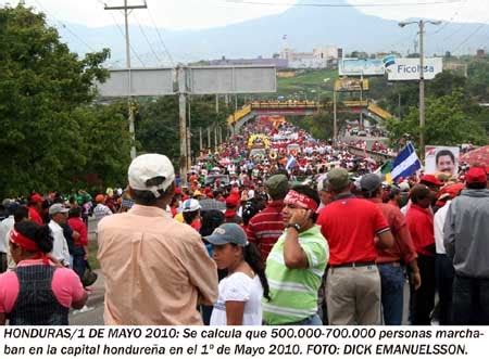 El Muerto Gigantesca Marcha En Honduras El O De Mayo