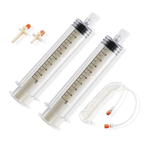 Ml Disposable Dual Angiographic Power Injector Syringe Automated