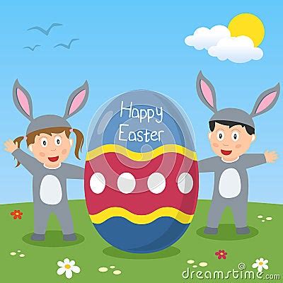 Happy Easter Bunny Kids Royalty Free Stock Photo - Image: 28837915