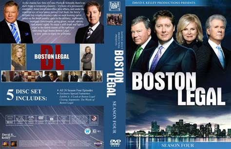 Boston Legal Season Four Tv Dvd Custom Covers Boston Legal S4 V2