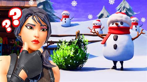 Sneaky Snowman ☃️ Fortnite Creative Map Code Dropnite