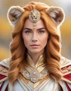 Lion Wizard Costume Woman Face Swap Insert Your Face ID 1012107