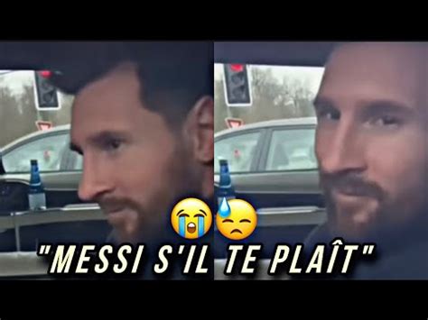 La Réaction surprenante de Lionel Messi quand des jeunes Fans Français