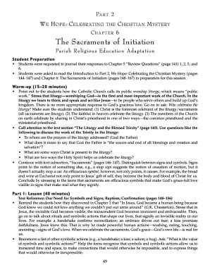 Fillable Online The Sacraments Of Initiation Ave Maria Press Fax