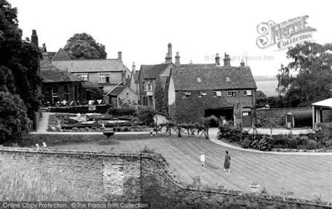 Photo of Huntingdon, Bridge Hotel From Castle Hill c.1955