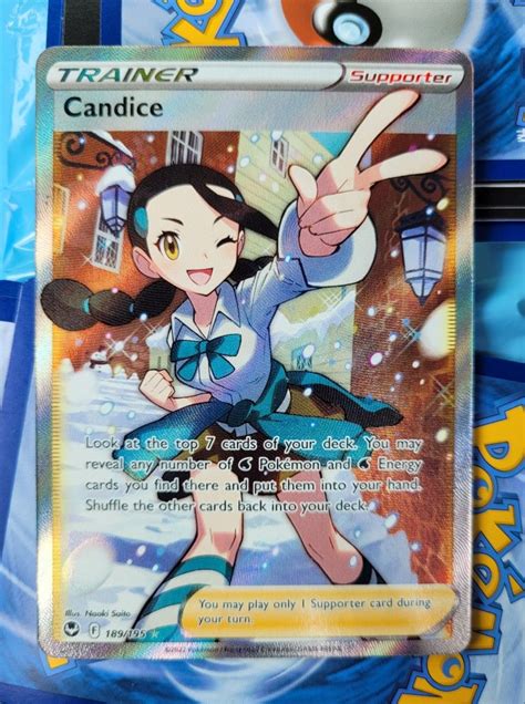 Candice 189 195 Full Art Ultra Rare Pokemon Silver Tempest Hobbies