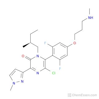 5 Chloro 6 2 6 Difluoro 4 3 Methylamino Propoxy Phenyl 3 1 Methyl