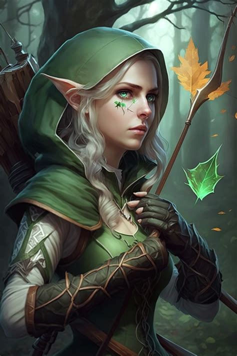 Forest Elf In Elf Art Forest Elf Elves Fantasy