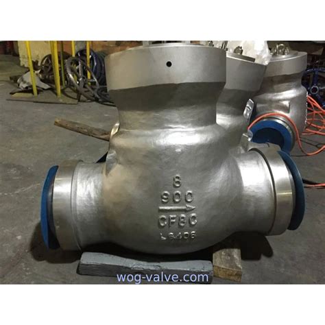 Api6d 8 Inch 900lb Presure Seal Bonnet Swing Check Valve A351 Cf8c Material Bw End Cx Fluid