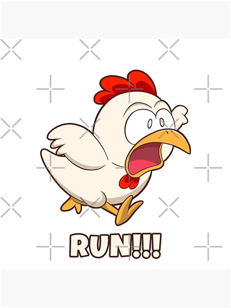 "Chicken Run Meme" Poster for Sale by DynieKid | Redbubble