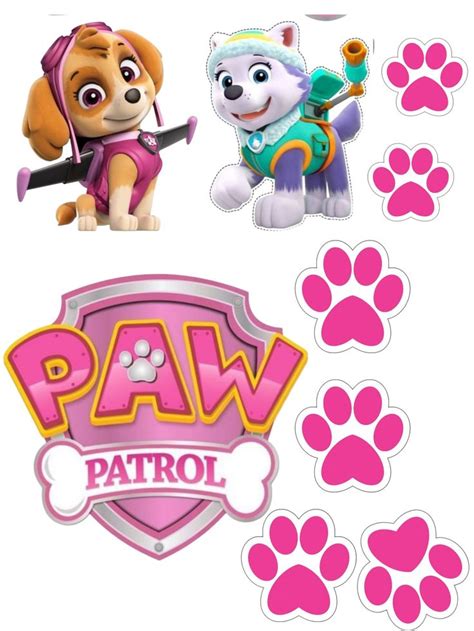 Pin de Roxana Vásquez em toppers Decoração infantil patrulha canina