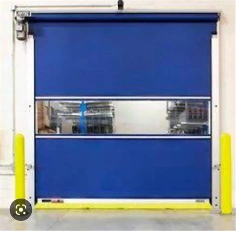 Blue Hinged Rapid Door For Industry At Rs In New Delhi Id