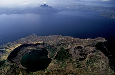 Aerial View Taal Volcano Philippines | Gunther Deichmann | Aerial view, Taal volcano, Volcano