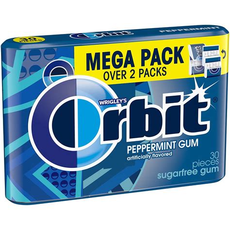 Orbit Gum Peppermint Sugar Free Chewing Gum Mega Pack 30