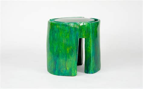 Pressed Stool No 4 In Copper Resin By Floris Wubben Scp