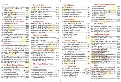 Dragon Palace Chinese Restaurant Menu In Mississauga Ontario