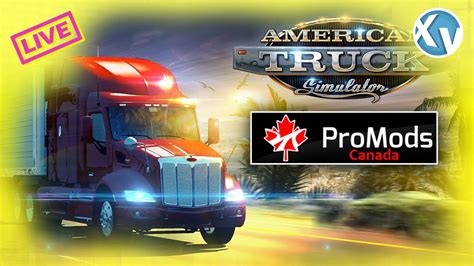 American Truck Simulator MAPA ProMods Canada gameplay caminhões skin