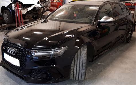 Audi RS6 - Work from a previous poor Bodyshop repair by Advanced Auto ...