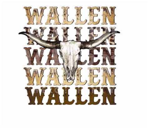 Morgan Wallen Png Wallen Skull Png Png Sublimation Digital Svg Cut