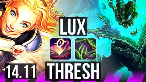 Lux Ashe Vs Thresh Jinx Sup K Comeback Rank Lux