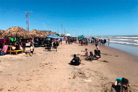 Hoy Tamaulipas Sigue El Flujo De Turistas En Playa Bagdad De Matamoros