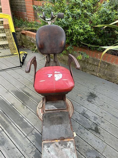 19th Century American Decorative Cast Iron Dentist Chair Ebay