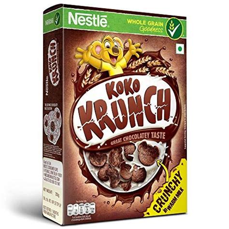 NESTLE Koko Krunch Cereal 350g Choco Flakes Made With Millet Jowar