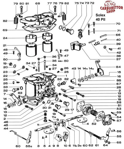 Solex Pii Carburetor Parts