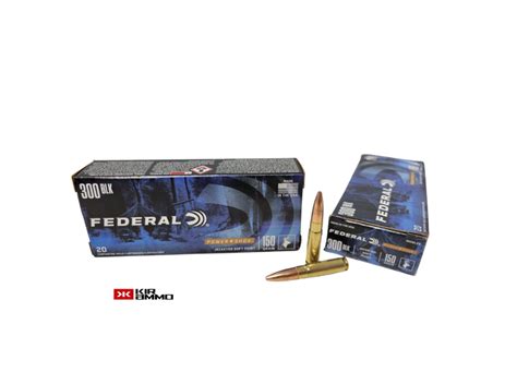 Federal 300 Blk Powershok 150 Grain Jsp 20 Rounds Box No Tax