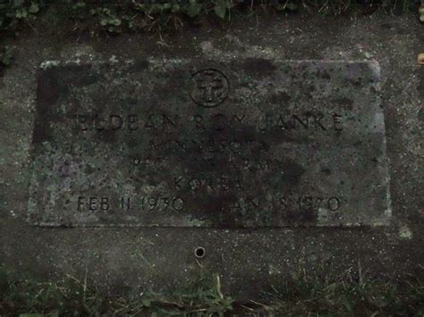 Eldean Roy Janke 1930 1970 Mémorial Find a Grave