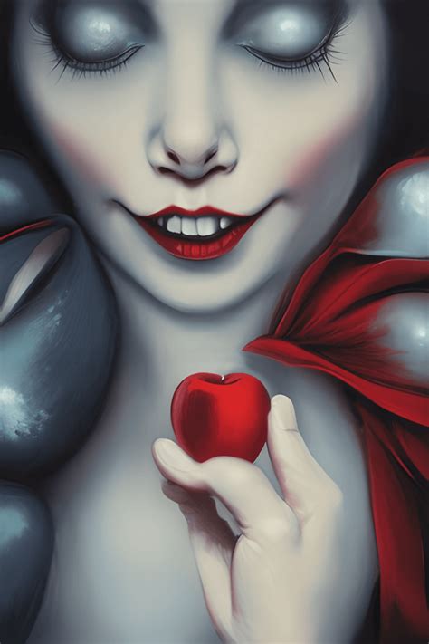 Snow White S Poisoned Apple Graphic Creative Fabrica