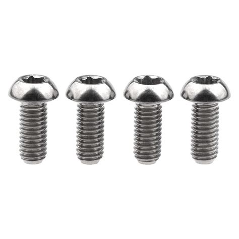 Wanyifa 4Pcs Titanium M5 X 12mm Holder Torx Head Bolt Screw For Bicycle